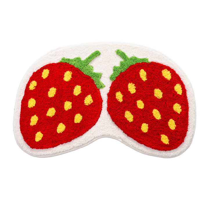 Strawberry Design Bath Mat Stornfield