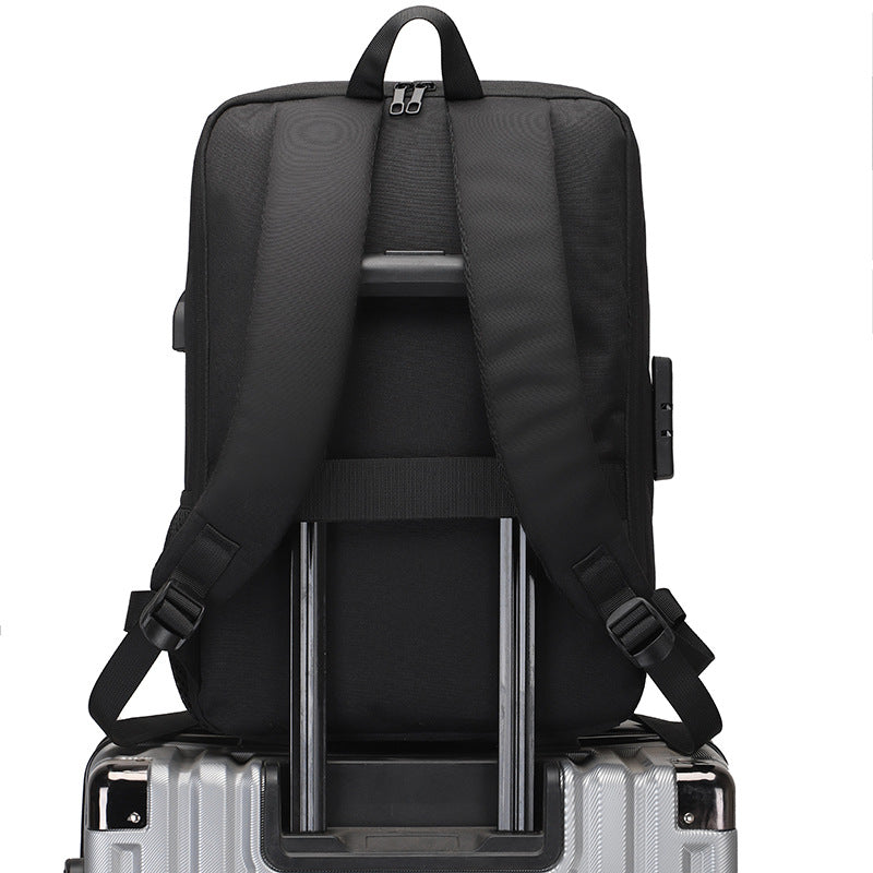 Geometric Design Laptop Backpack Stornfield