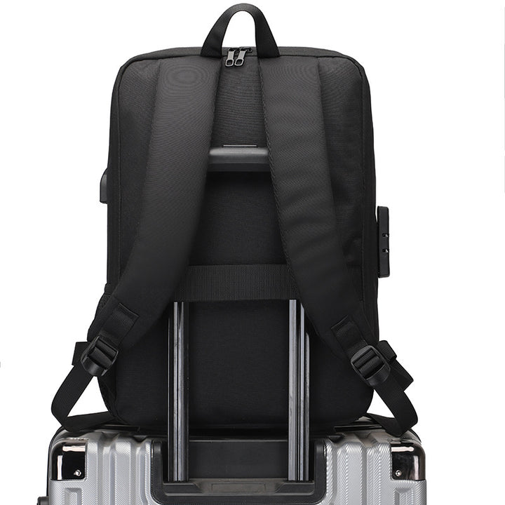 Geometric Design Laptop Backpack Stornfield