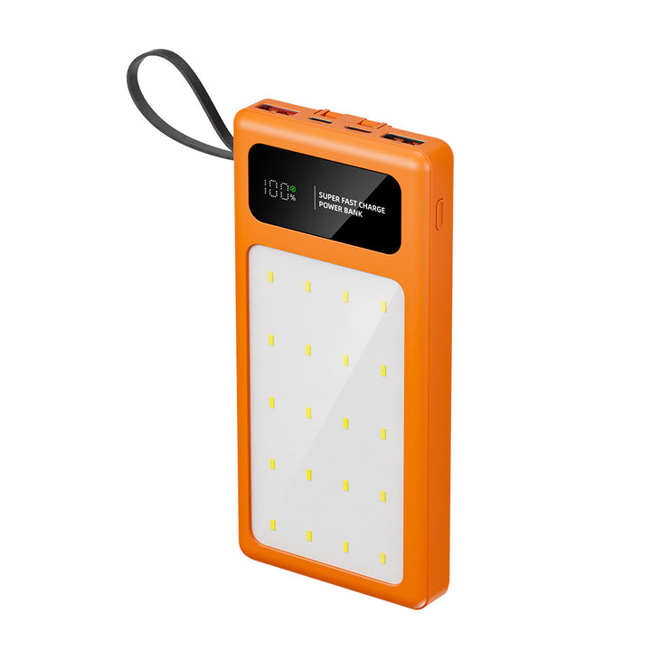 Wearable power bank with super fast charging function and digital charge level display Stornfield