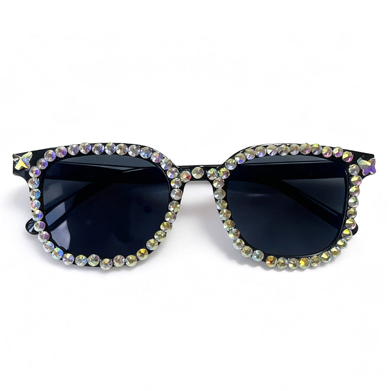 Crystal-Embellished Cat Eye Sunglasses Stornfield