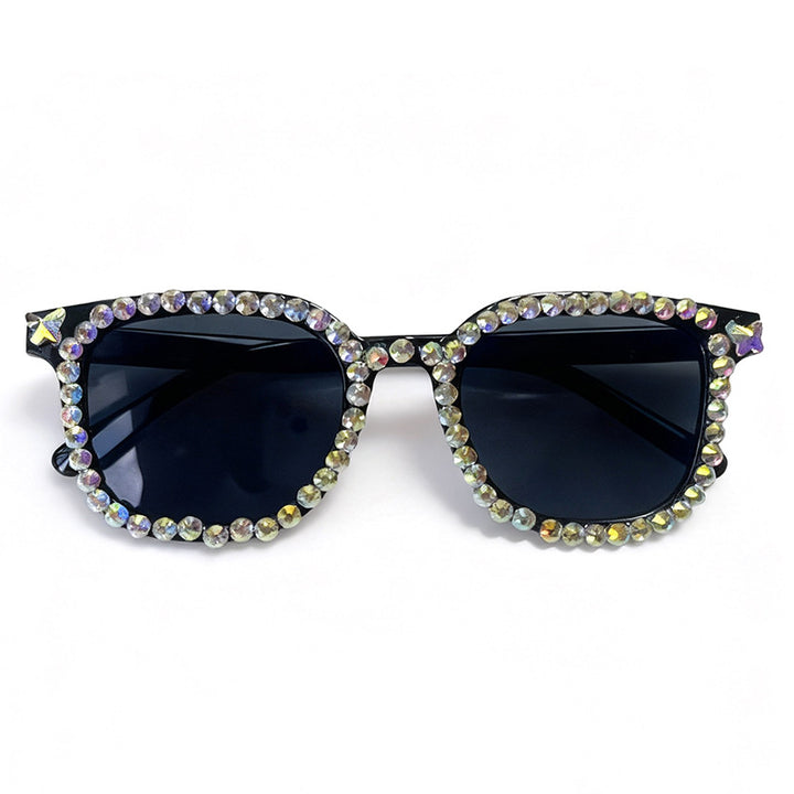 Crystal-Embellished Cat Eye Sunglasses Stornfield