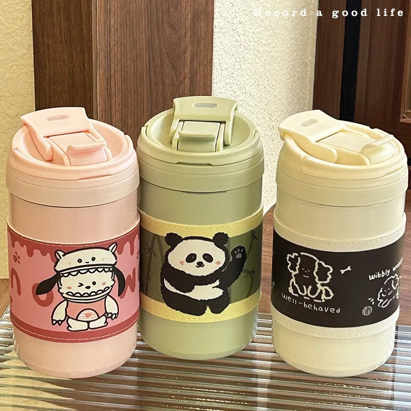 Women's Insulated Thermo Mug with Cute Animal Design Stornfield