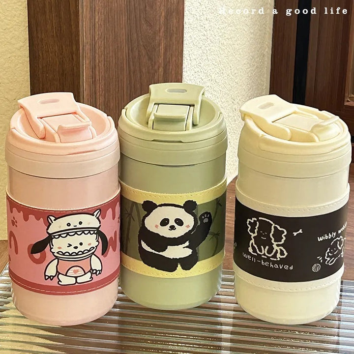 Women's Insulated Thermo Mug with Cute Animal Design Stornfield