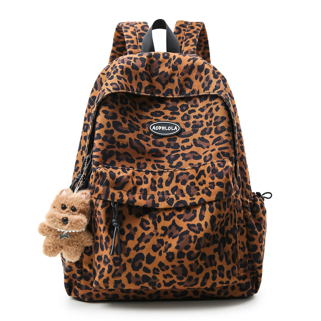 Animal Print Patterned School Backpack Stornfield