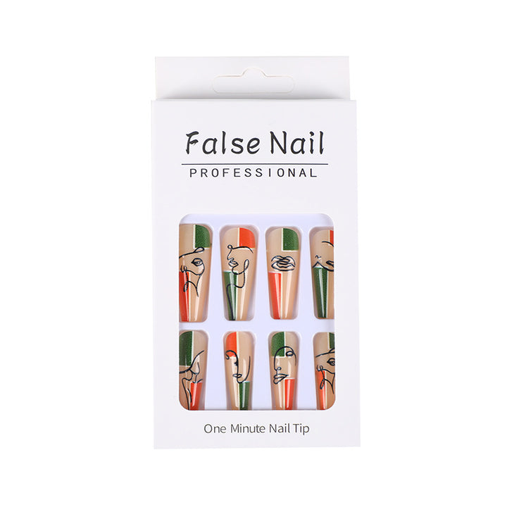 Creative line design artificial nails Stornfield