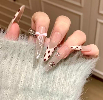 Artistic Heart Pattern Nail Art Extensions Stornfield