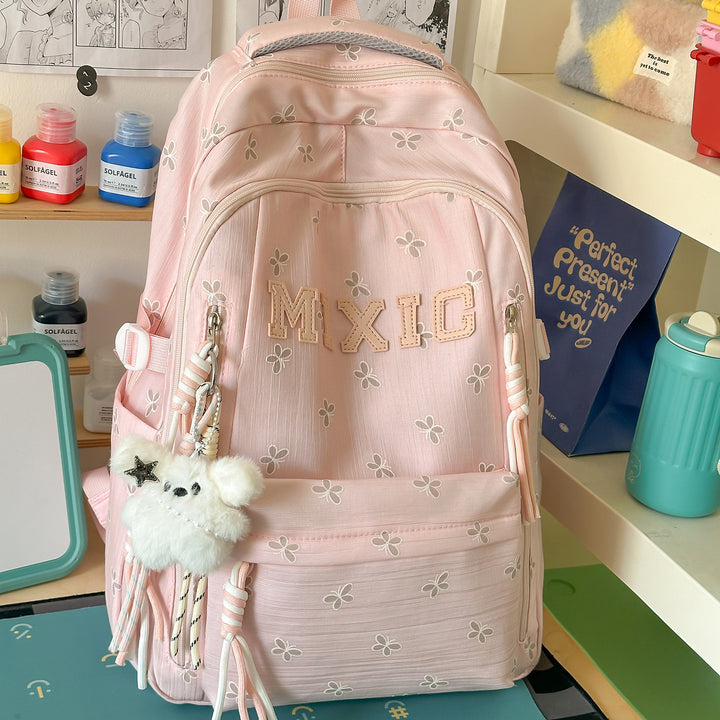 Floral Appliqué Stylish Backpack Stornfield