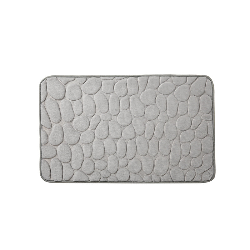Textured Memory Foam Bath Mat Stornfield