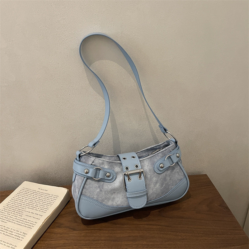 Faux Leather Mini Handbag