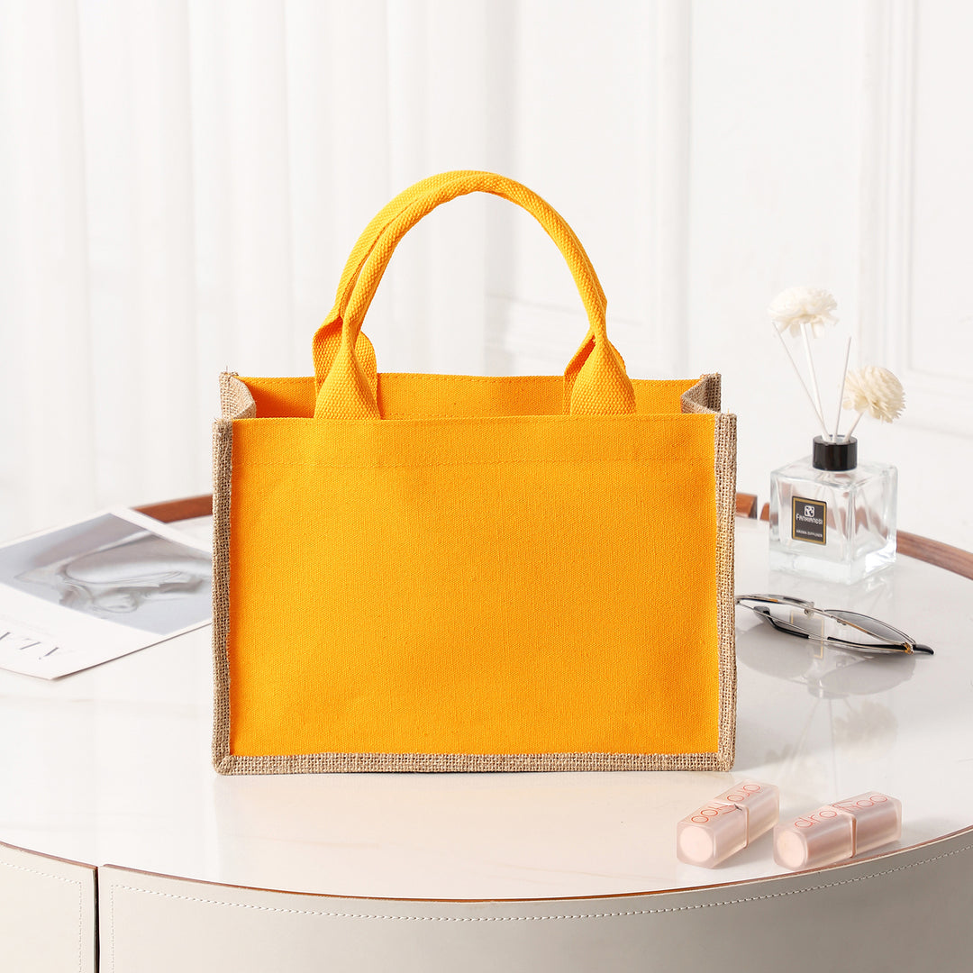 Spacious jute bag with reinforced handles Stornfield