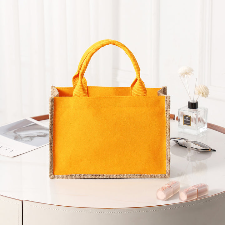 Spacious jute bag with reinforced handles Stornfield
