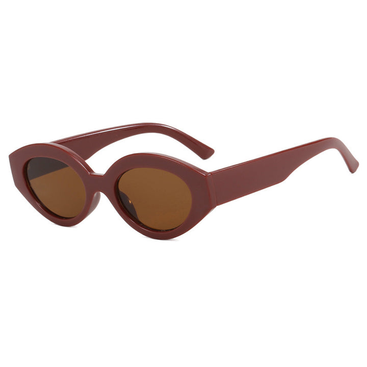 Ladies trendy cat-eye sunglasses with animal print Stornfield