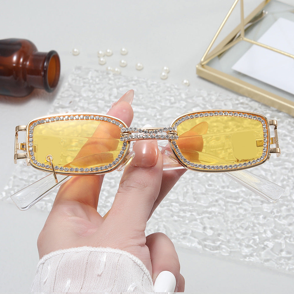 Women's stylish sunglasses with sparkling crystal frame Stornfield