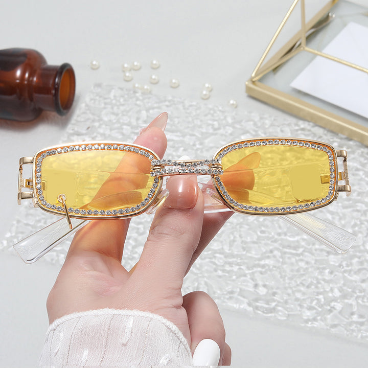 Women's stylish sunglasses with sparkling crystal frame Stornfield