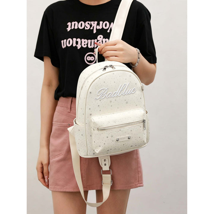 Star-Embellished Casual Backpack Stornfield