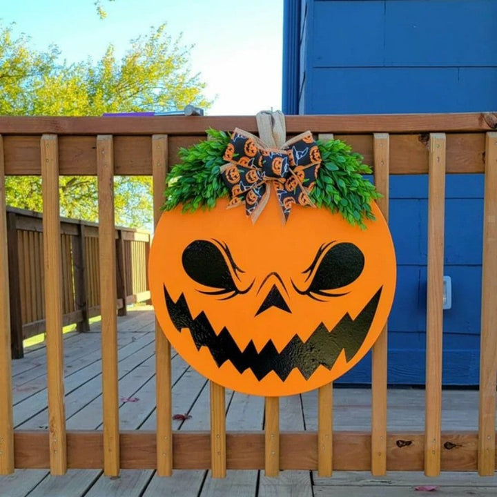 Halloween-Themed Decorative Door Hanger