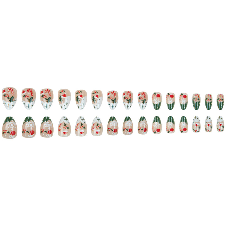 Festive Holiday-Themed Stiletto Nail Art Stornfield