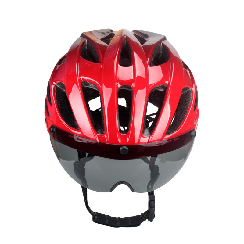 Aerodynamic Cycling Helmet with Integrated Visor Stornfield