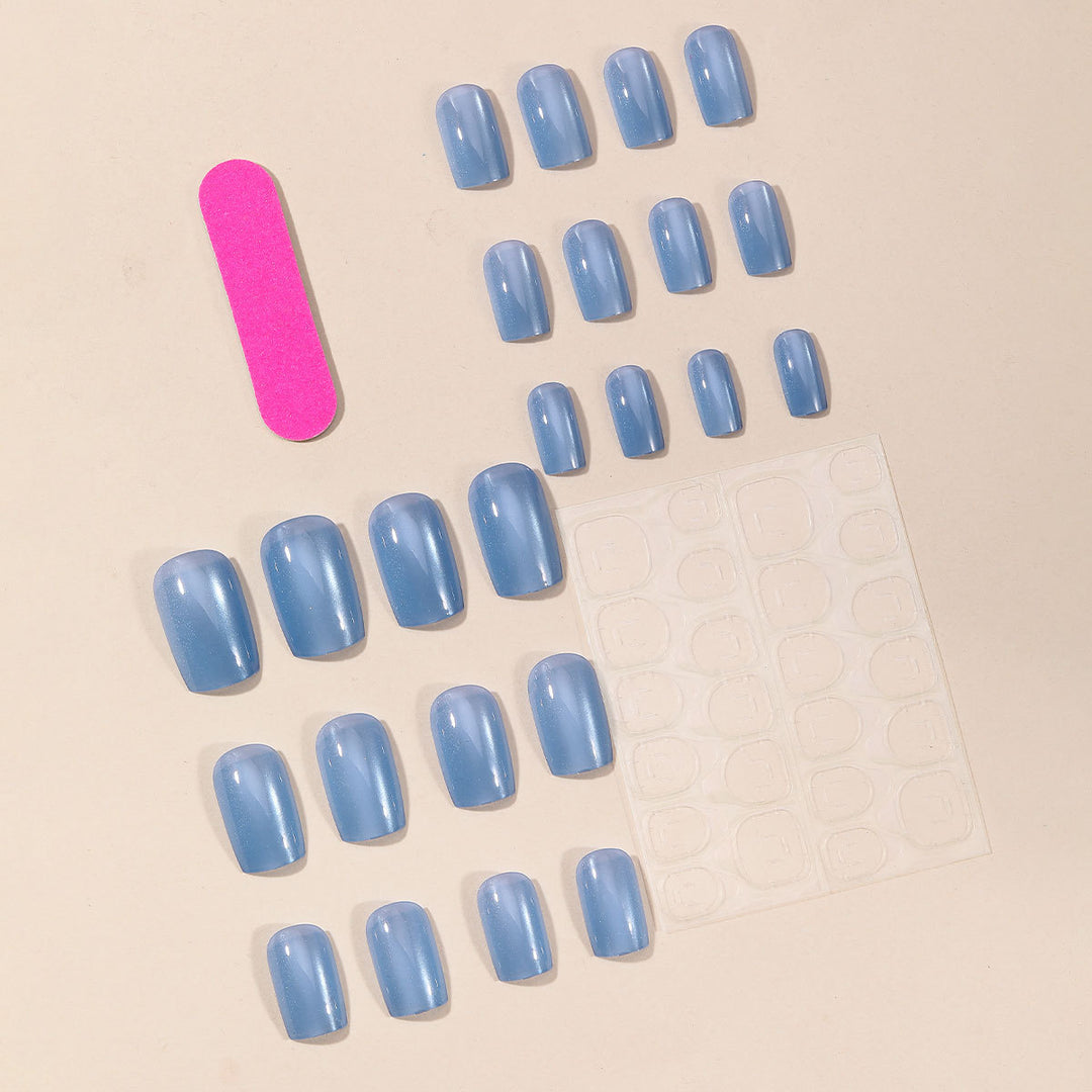 Gradient Glossy Nail Art Extensions Stornfield
