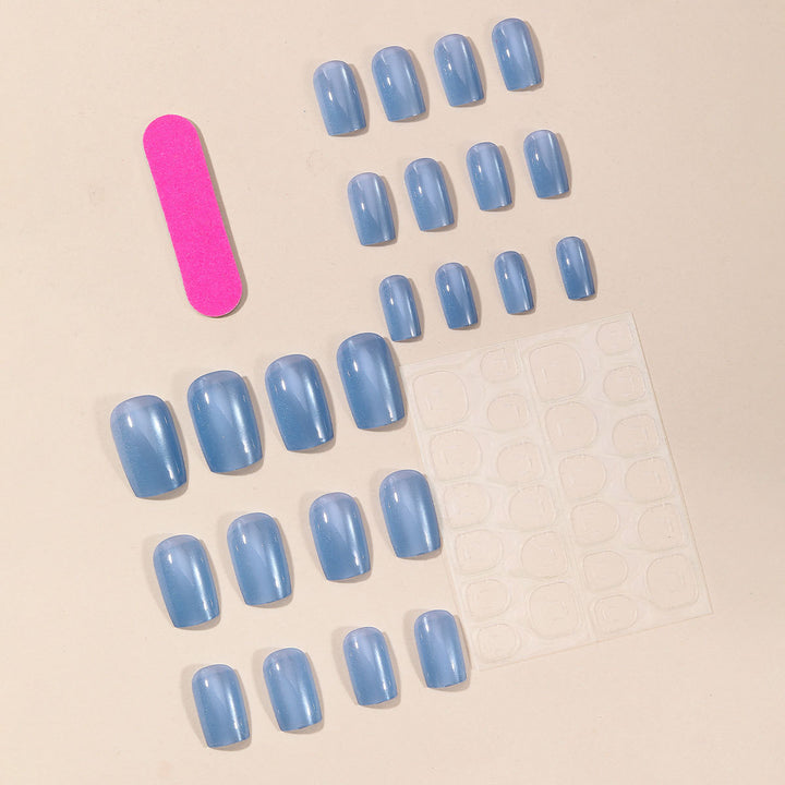 Gradient Glossy Nail Art Extensions Stornfield