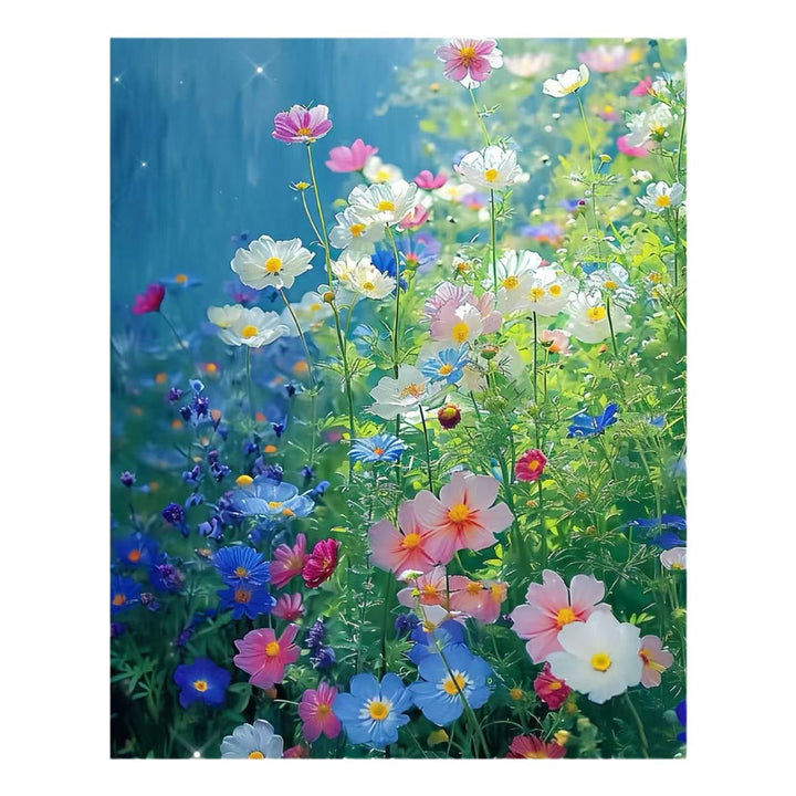 Contemporary Lotus Floral Canvas Art Print Stornfield