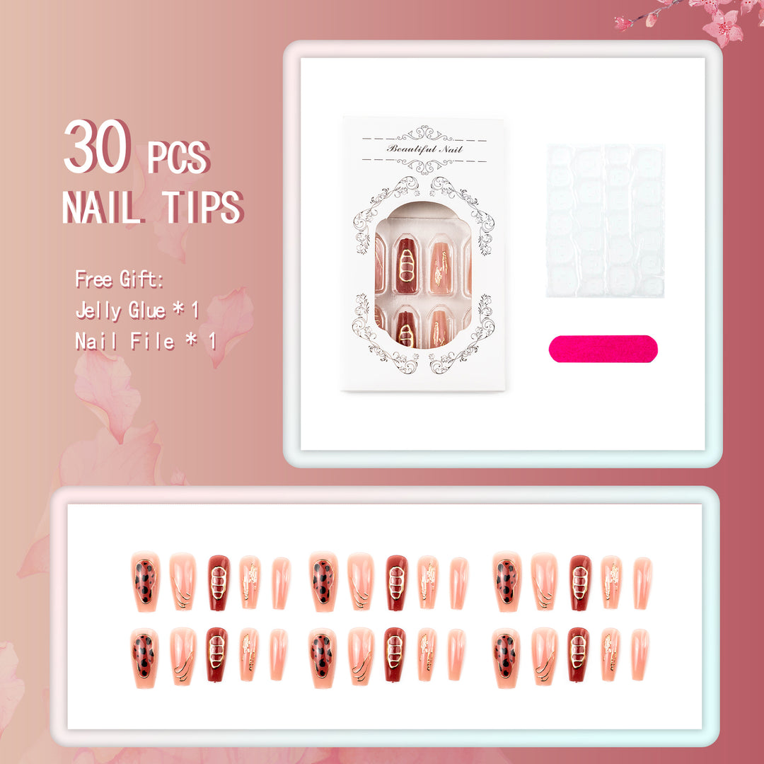 Luxury Decorative Press-On Nail Set