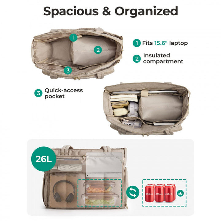 Multifunctional cooler bag with organizer pockets Stornfield