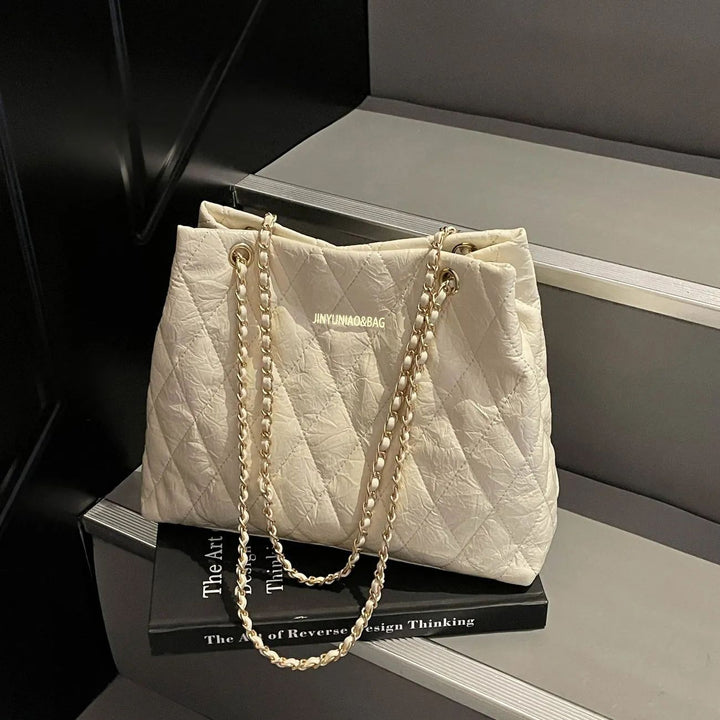 Quilted Chain-Handle Handbag Stornfield