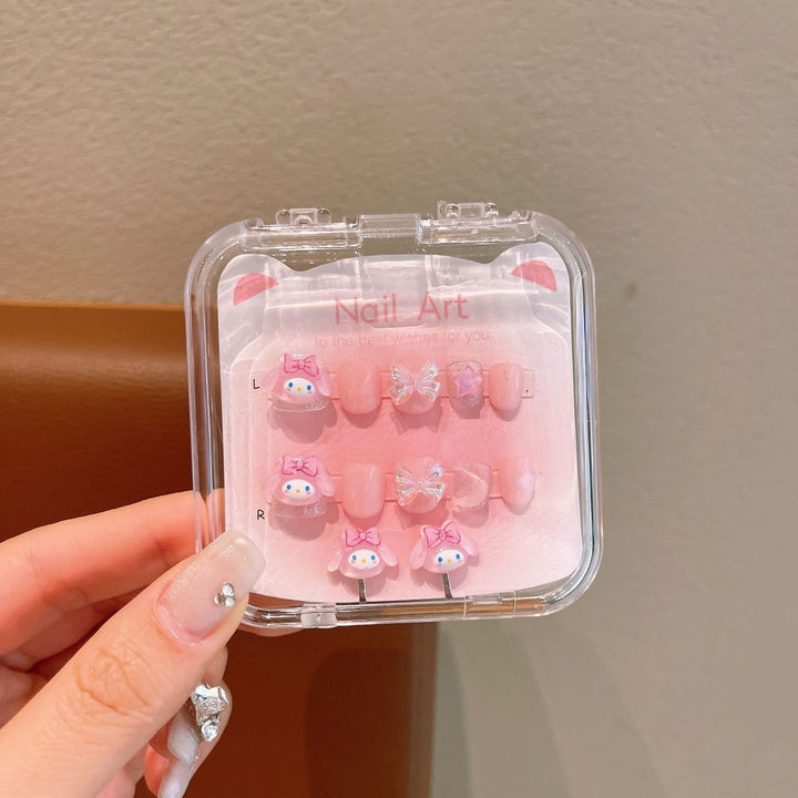 Artificial nails with sweet character design Stornfield