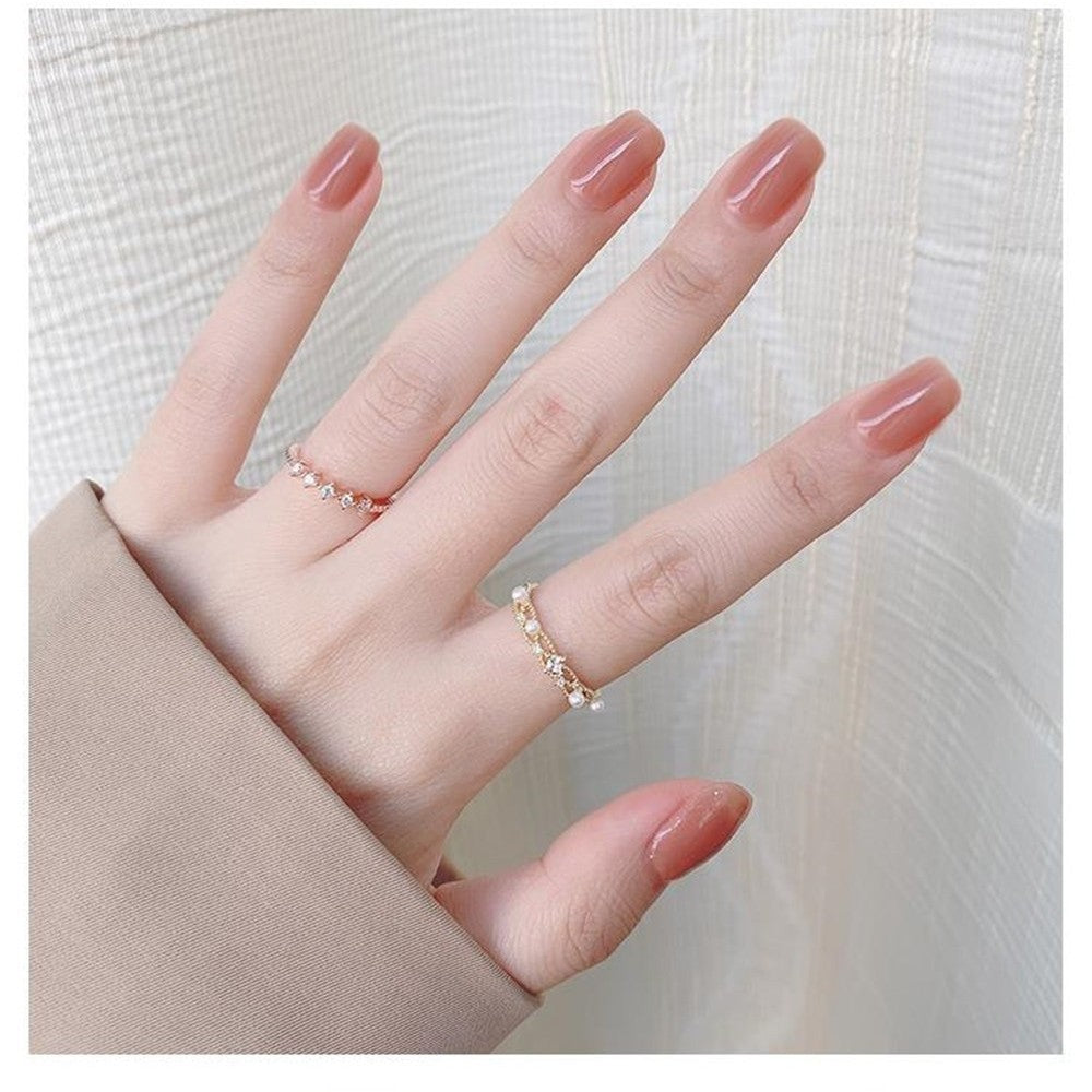 Ombre Glossy Press-On Nail Set Stornfield 1790727316