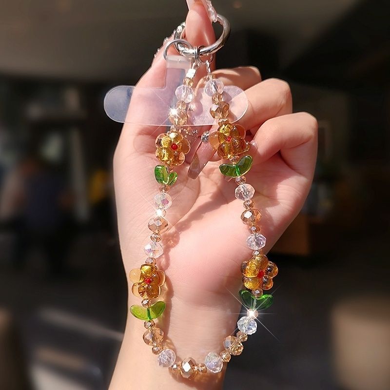 Floral Beaded Phone Lanyard Stornfield