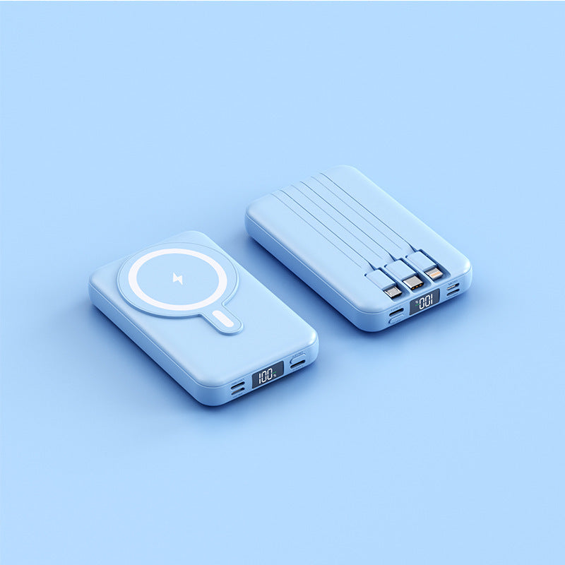 Portable power bank with wireless charging function and digital display Stornfield