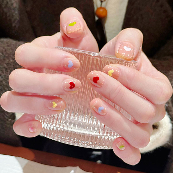 Artistic Cat-Themed Press-On Nail Art Set Stornfield