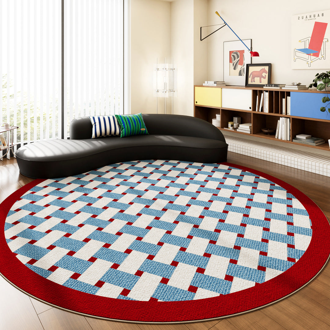 Circular Woven Area Rug