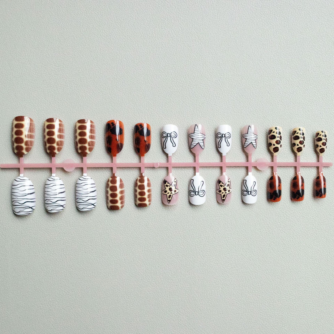 Artistic Animal Print Nail Art Kit