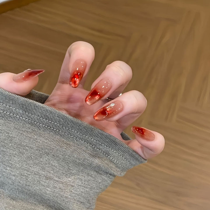 High-quality artificial nails with ombre effect Stornfield
