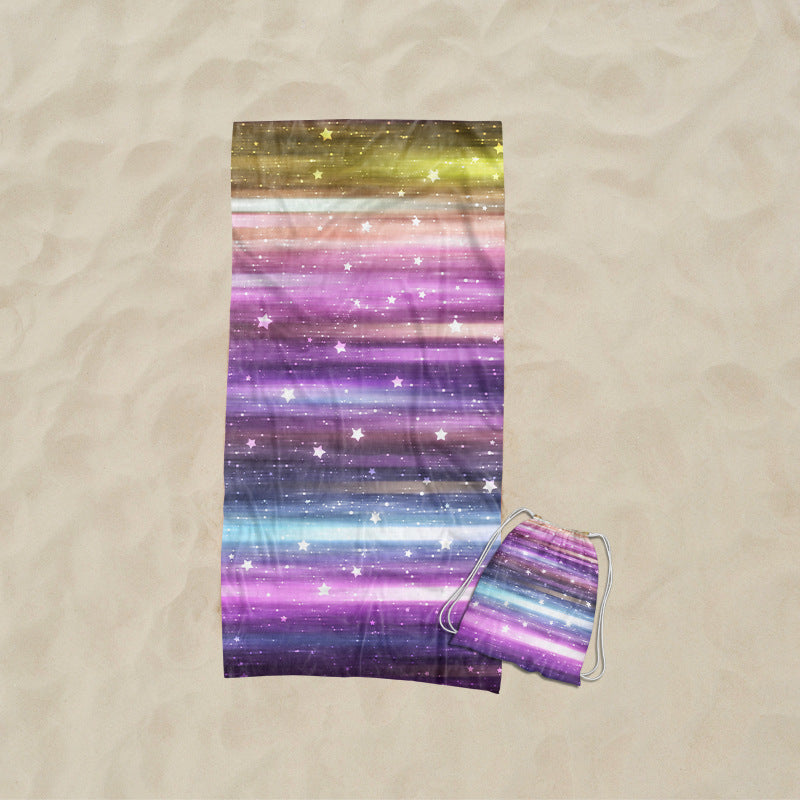 Beach towel with elaborate wave design Stornfield