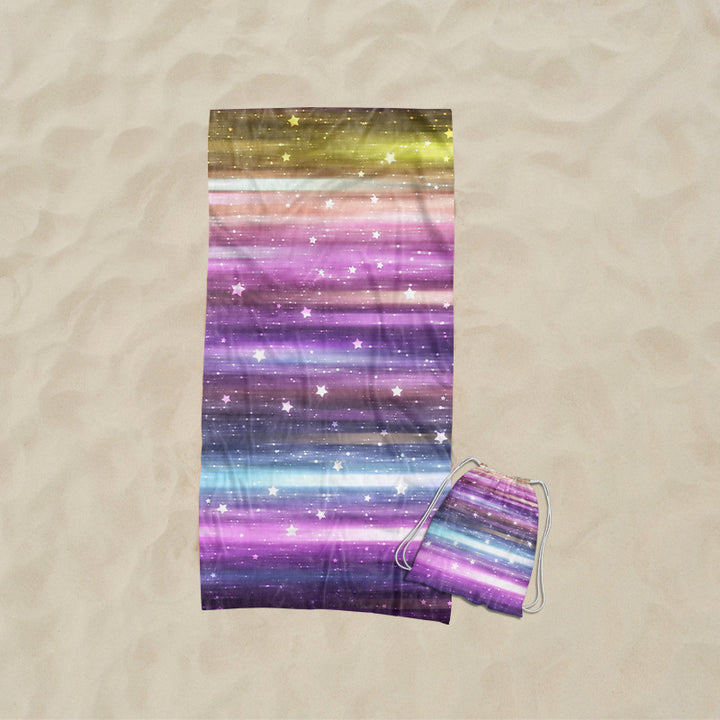 Beach towel with elaborate wave design Stornfield