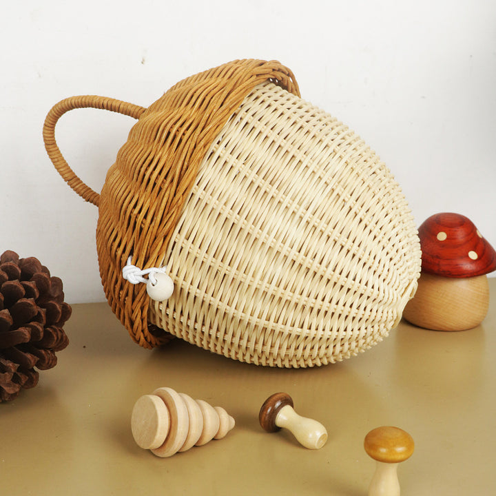 Playful storage basket in acorn design Stornfield