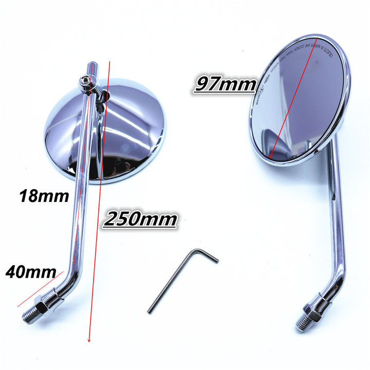 Motorcycle rearview mirror with adjustable design Stornfield