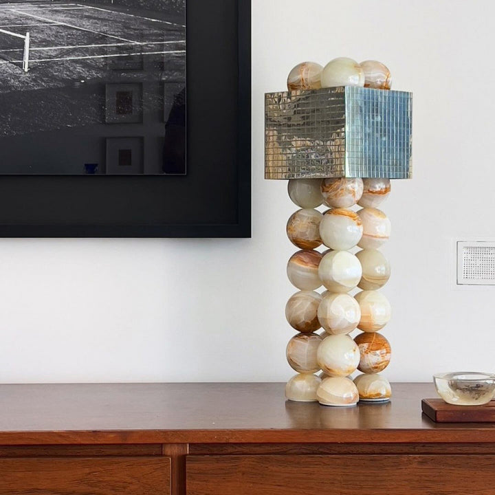 Elegant Sculptural Table Lamp