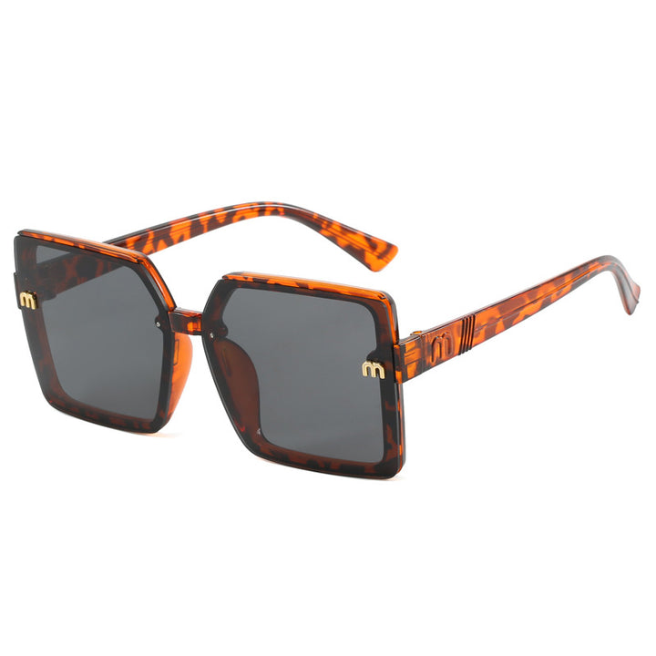 Women's stylish square sunglasses with mirrored gradient Stornfield