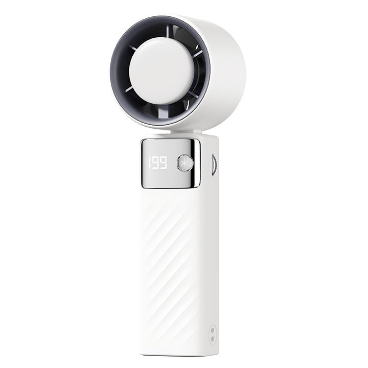 High-Efficiency Handheld Cooling Fan with Digital Display Stornfield