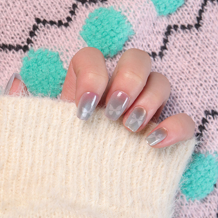 Gradient Ombre Press-On Nails Stornfield
