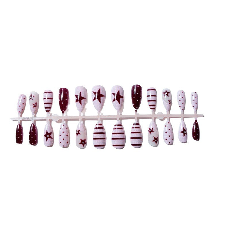 Artful Nail Set with Festive Star Design Stornfield