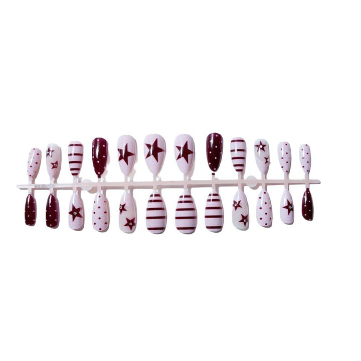 Artful Nail Set with Festive Star Design Stornfield