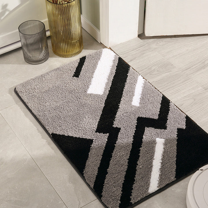 Contemporary Geometric Bath Mat Stornfield