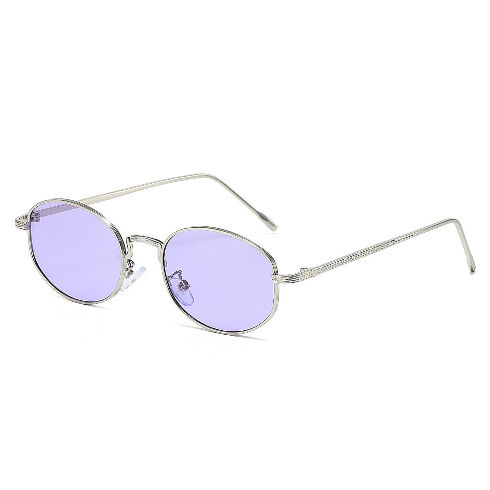 Minimalist Oval Frame Sunglasses Stornfield