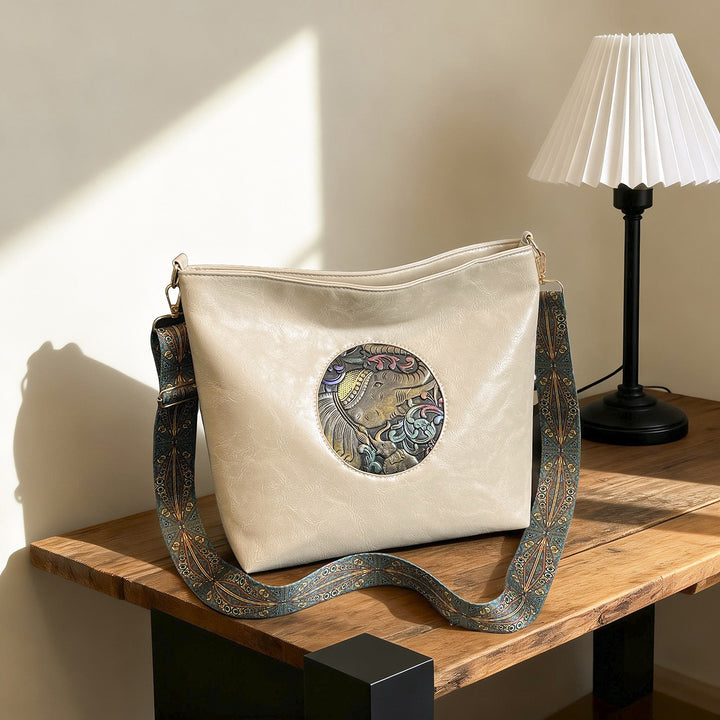 Artisan Leather Shoulder Bag